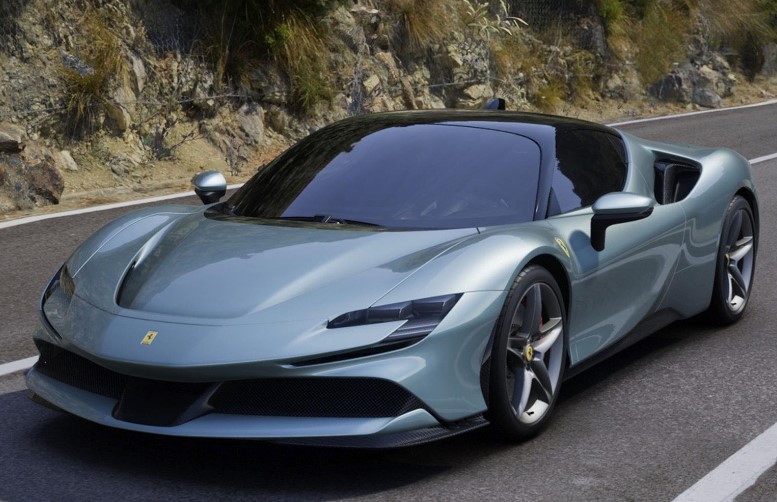 Ferrari Electric Car on the Road in 2025
